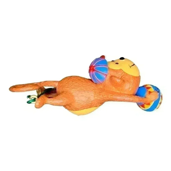 Hallmark Keepsake Christmas 2009 Monkey Ornament A Barrel of Fun Grandson NEW - Picture 7 of 8